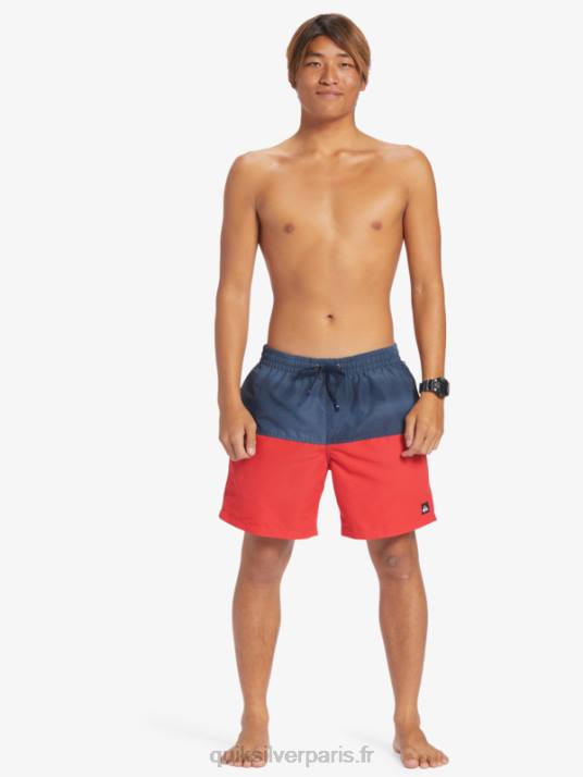 Hommes Quiksilver logo des fesses 17 volées D6PT483 blazer bleu marine
