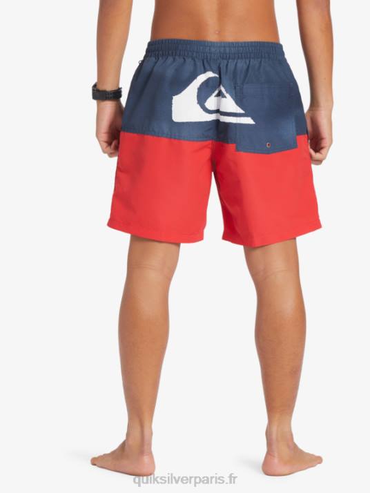 Hommes Quiksilver logo des fesses 17 volées D6PT483 blazer bleu marine