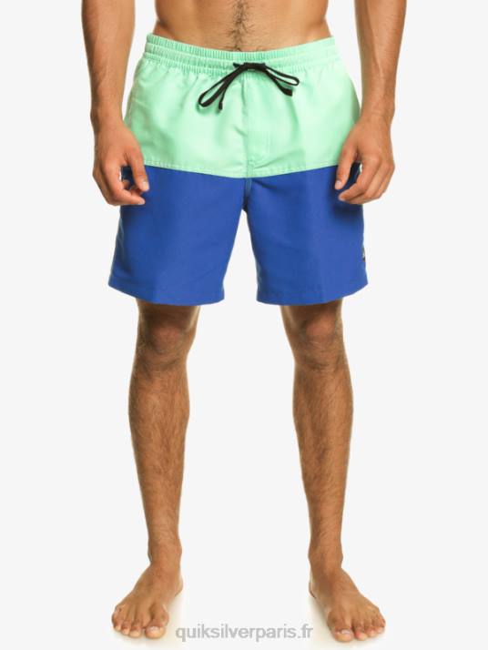 Hommes Quiksilver logo des fesses 17 volées D6PT485 tuba bleu