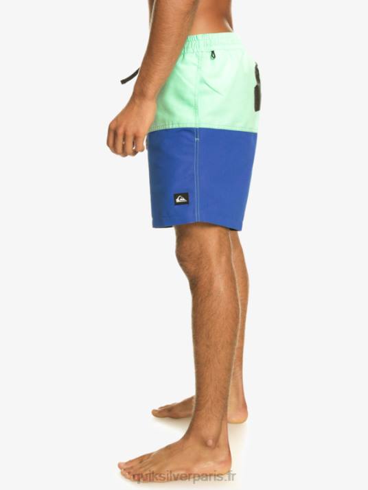 Hommes Quiksilver logo des fesses 17 volées D6PT485 tuba bleu