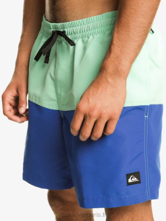Hommes Quiksilver logo des fesses 17 volées D6PT485 tuba bleu