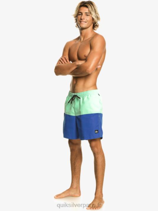 Hommes Quiksilver logo des fesses 17 volées D6PT485 tuba bleu
