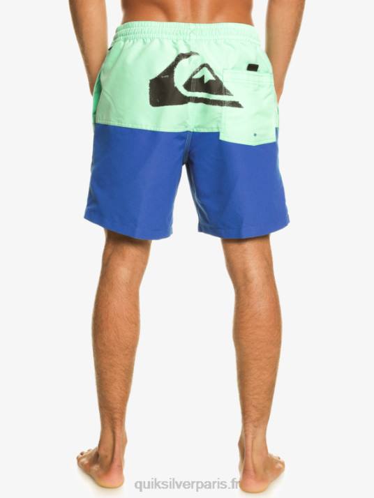 Hommes Quiksilver logo des fesses 17 volées D6PT485 tuba bleu