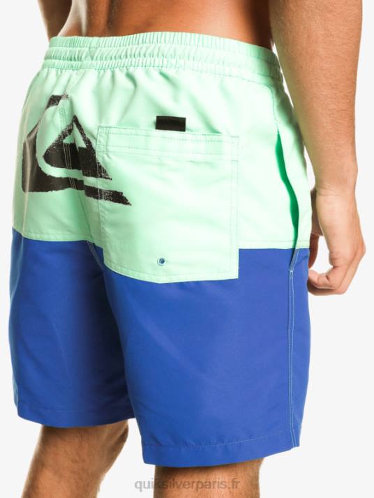 Hommes Quiksilver logo des fesses 17 volées D6PT485 tuba bleu