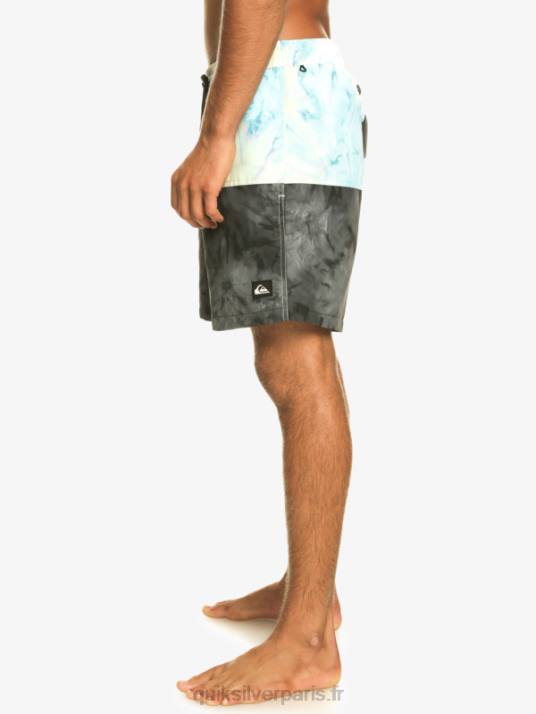 Hommes Quiksilver logo des fesses 17 volées D6PT486 noir