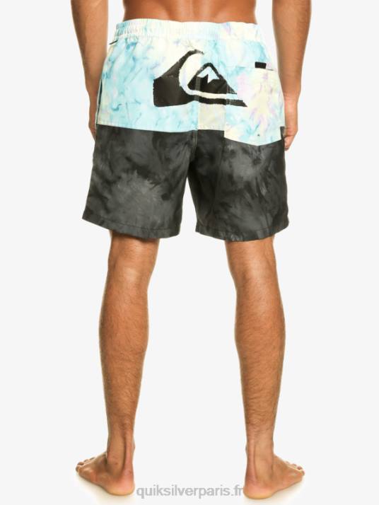 Hommes Quiksilver logo des fesses 17 volées D6PT486 noir