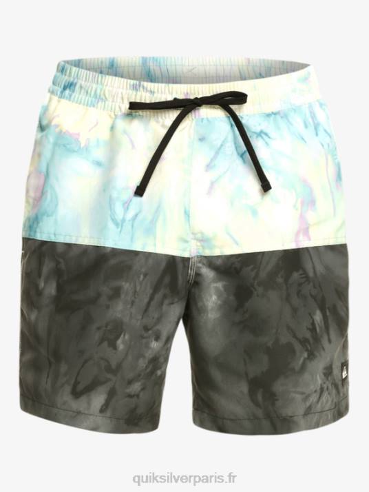 Hommes Quiksilver logo des fesses 17 volées D6PT486 noir