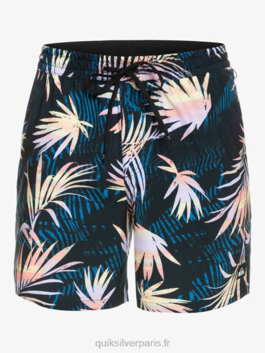 Hommes Quiksilver mélange de soie de surf 17 volées D6PT634 noir