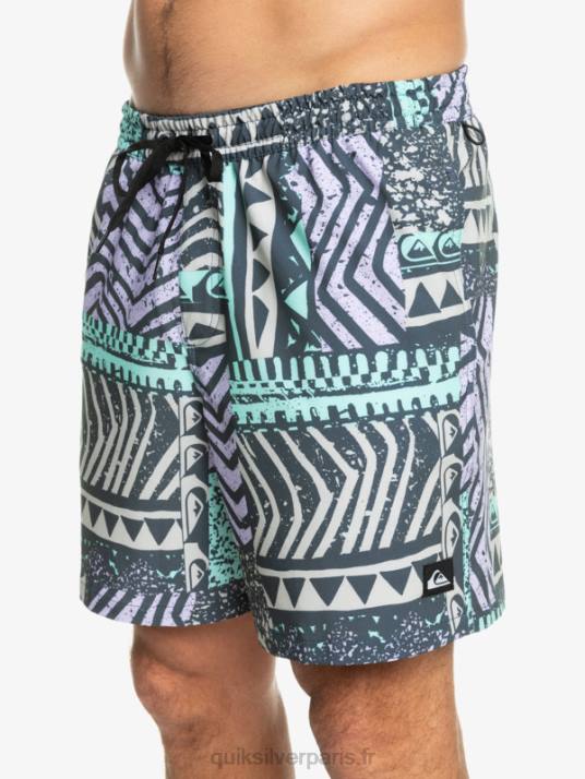 Hommes Quiksilver mélange de soie de surf 17 volées D6PT636 La marine de minuit