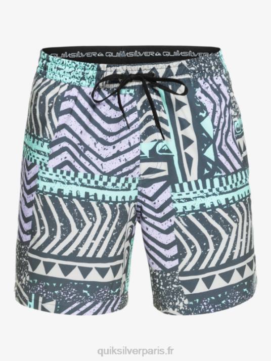 Hommes Quiksilver mélange de soie de surf 17 volées D6PT636 La marine de minuit