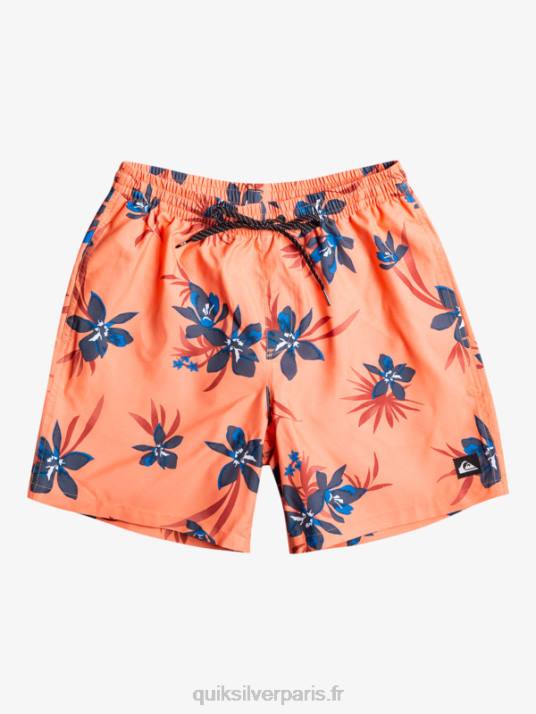 Hommes Quiksilver mélange quotidien 17 volées D6PT1209 saumon frais