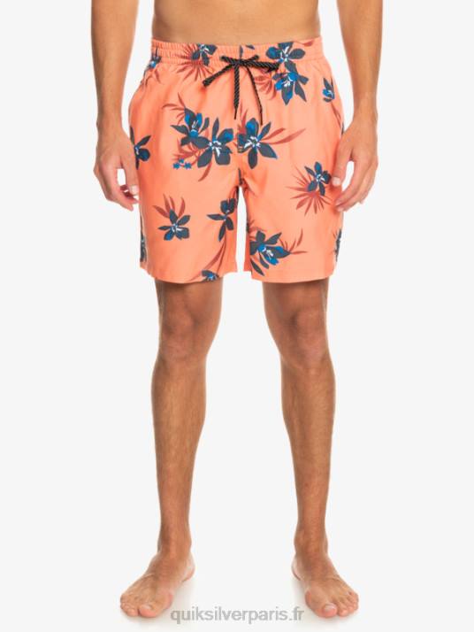Hommes Quiksilver mélange quotidien 17 volées D6PT1209 saumon frais