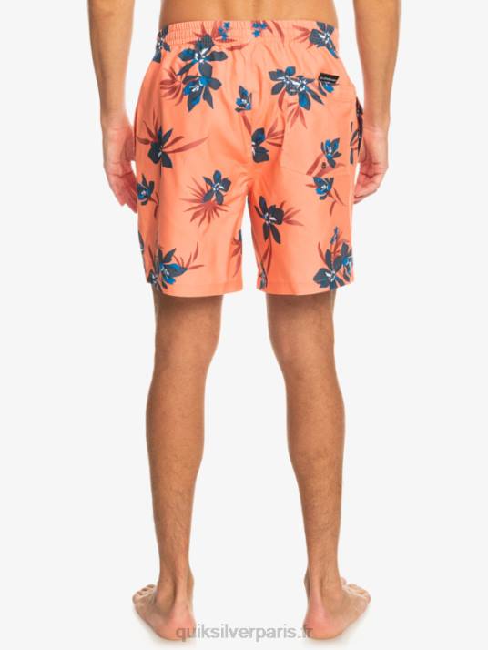Hommes Quiksilver mélange quotidien 17 volées D6PT1209 saumon frais