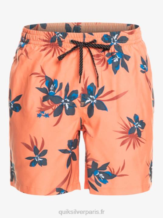 Hommes Quiksilver mélange quotidien 17 volées D6PT1209 saumon frais