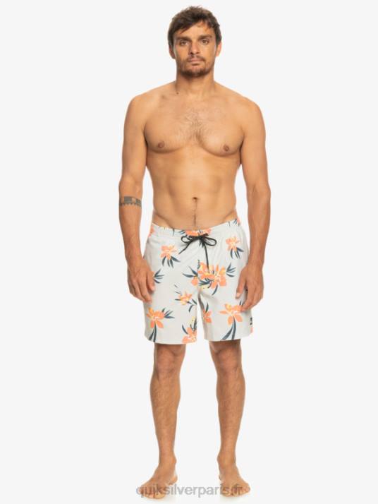 Hommes Quiksilver mélange quotidien 17 volées D6PT1210 gris violet