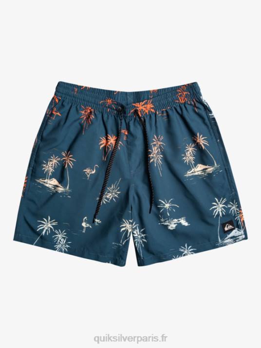 Hommes Quiksilver mélange quotidien 17 volées D6PT1465 bleu majolique