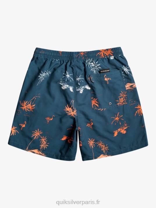 Hommes Quiksilver mélange quotidien 17 volées D6PT1465 bleu majolique