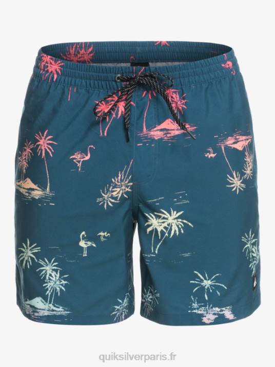 Hommes Quiksilver mélange quotidien 17 volées D6PT1465 bleu majolique