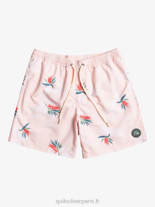 Hommes Quiksilver mélange quotidien 17 volées D6PT1467 rose voilée