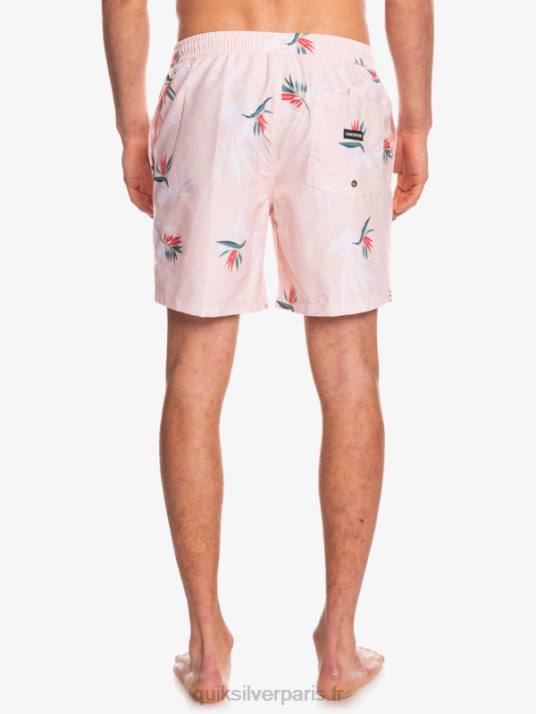 Hommes Quiksilver mélange quotidien 17 volées D6PT1467 rose voilée