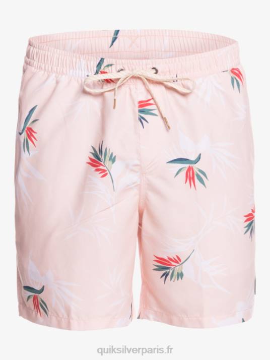 Hommes Quiksilver mélange quotidien 17 volées D6PT1467 rose voilée