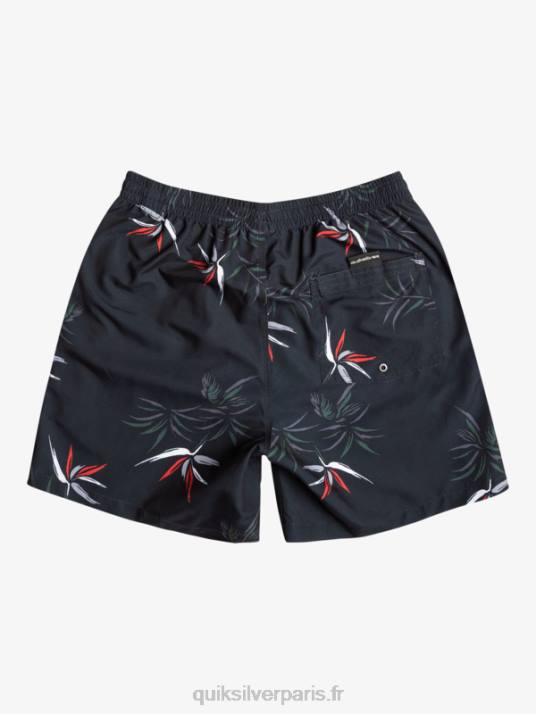 Hommes Quiksilver mélange quotidien 17 volées D6PT675 noir