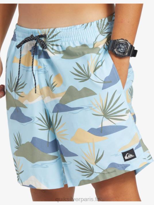 Hommes Quiksilver mélange quotidien 17 volées D6PT677 bleu ciel