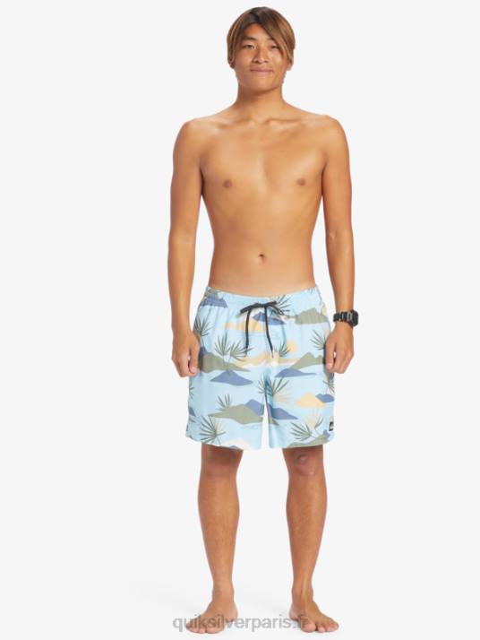 Hommes Quiksilver mélange quotidien 17 volées D6PT677 bleu ciel