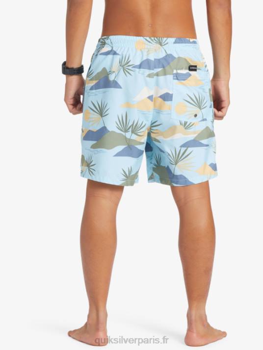 Hommes Quiksilver mélange quotidien 17 volées D6PT677 bleu ciel