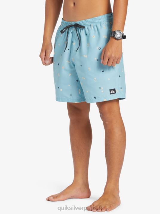 Hommes Quiksilver mélange quotidien 17 volées D6PT680 bleu céleste