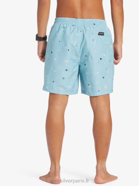 Hommes Quiksilver mélange quotidien 17 volées D6PT680 bleu céleste