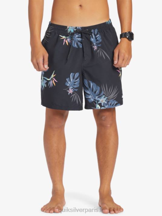 Hommes Quiksilver mélange quotidien 17 volées D6PT681 noir
