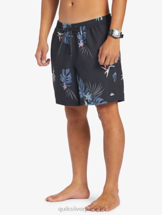 Hommes Quiksilver mélange quotidien 17 volées D6PT681 noir