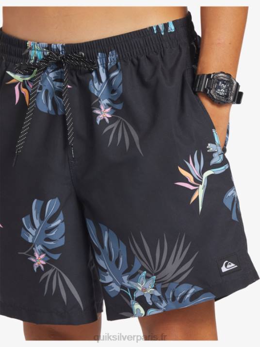 Hommes Quiksilver mélange quotidien 17 volées D6PT681 noir