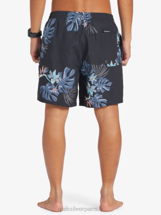 Hommes Quiksilver mélange quotidien 17 volées D6PT681 noir