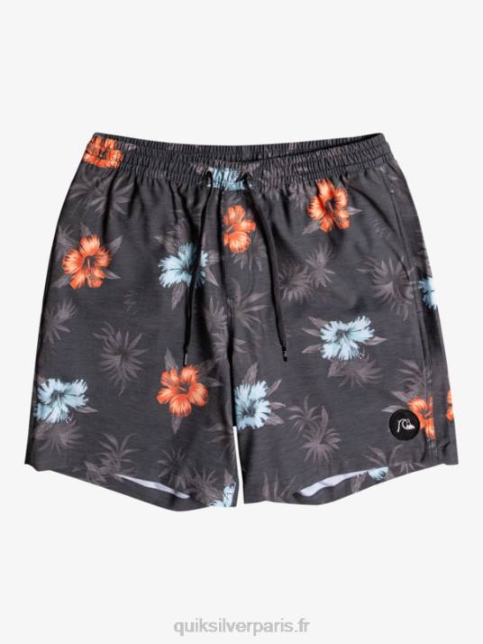 Hommes Quiksilver mélanger pcs 17 volées D6PT1778 noir