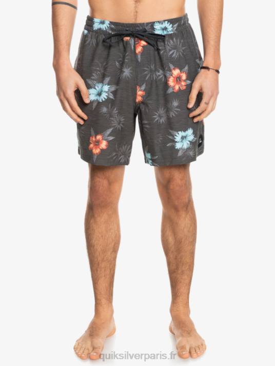 Hommes Quiksilver mélanger pcs 17 volées D6PT1778 noir