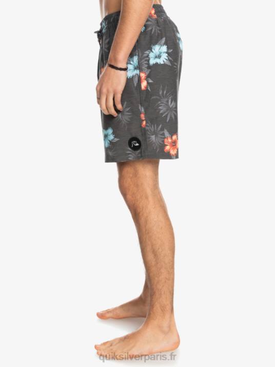 Hommes Quiksilver mélanger pcs 17 volées D6PT1778 noir