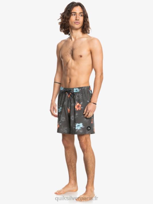 Hommes Quiksilver mélanger pcs 17 volées D6PT1778 noir