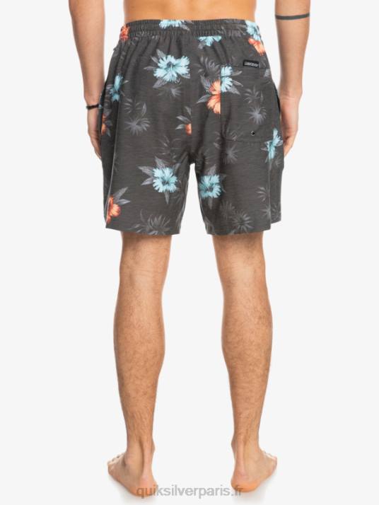 Hommes Quiksilver mélanger pcs 17 volées D6PT1778 noir