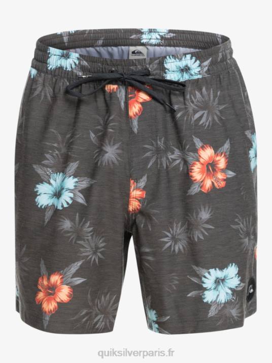 Hommes Quiksilver mélanger pcs 17 volées D6PT1778 noir