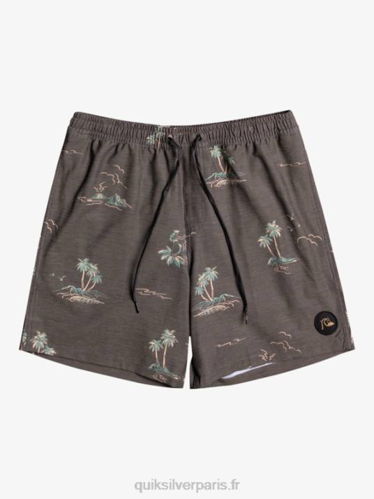Hommes Quiksilver mélanger pcs 17 volées D6PT1779 noir
