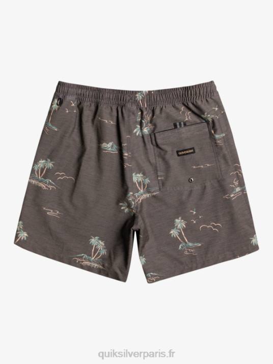 Hommes Quiksilver mélanger pcs 17 volées D6PT1779 noir