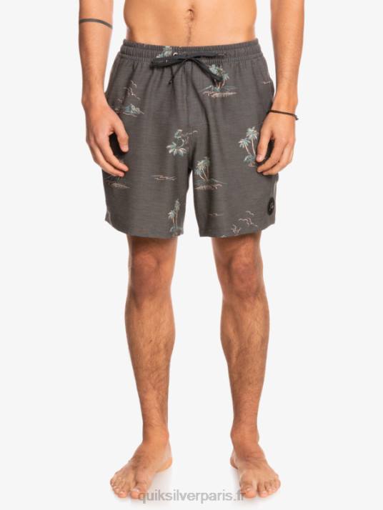 Hommes Quiksilver mélanger pcs 17 volées D6PT1779 noir