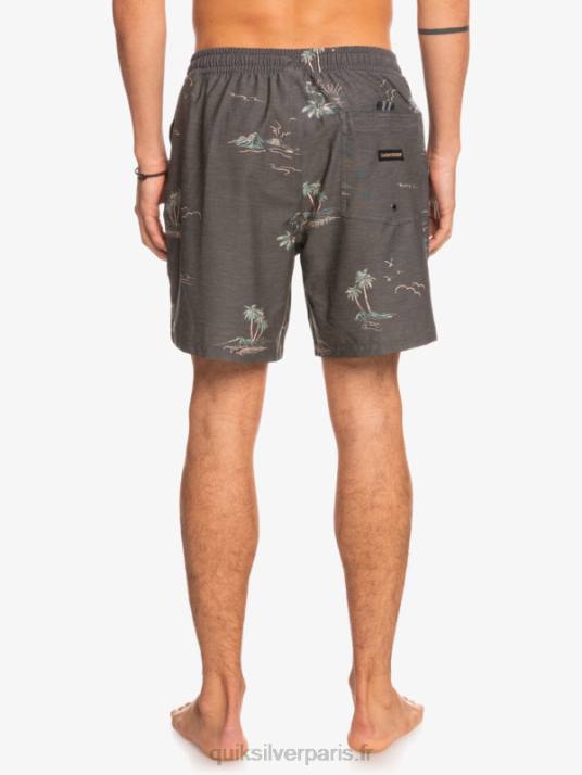 Hommes Quiksilver mélanger pcs 17 volées D6PT1779 noir