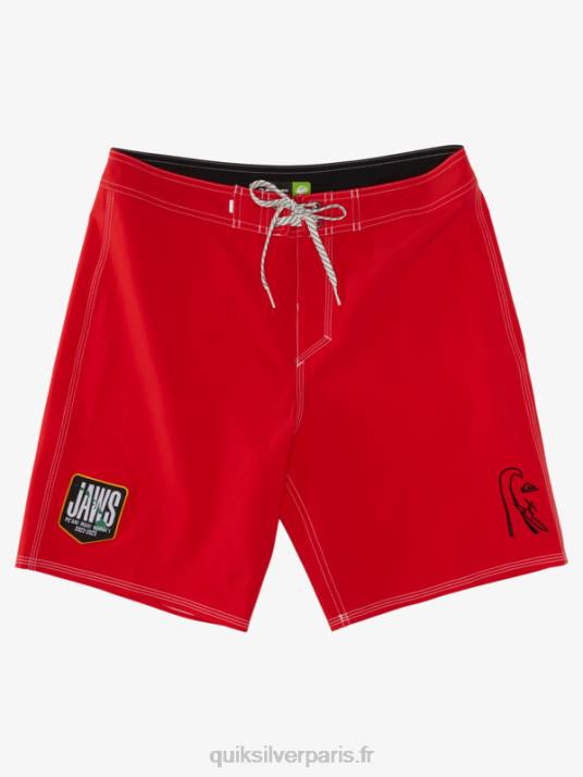 Hommes Quiksilver maillot de bain surfsilk jaws 19 D6PT1125 rouge à haut risque