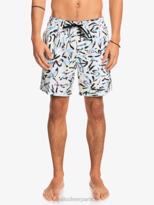Hommes Quiksilver océan mix 17 volées D6PT1708 blanc
