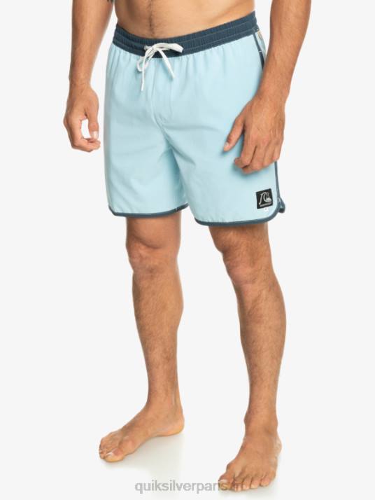 Hommes Quiksilver pétoncle original 17 volées D6PT199 bleu ciel