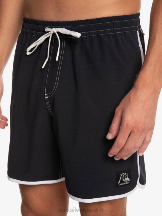 Hommes Quiksilver pétoncle original 17 volées D6PT200 noir