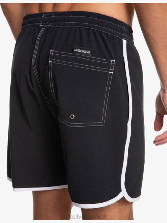 Hommes Quiksilver pétoncle original 17 volées D6PT200 noir